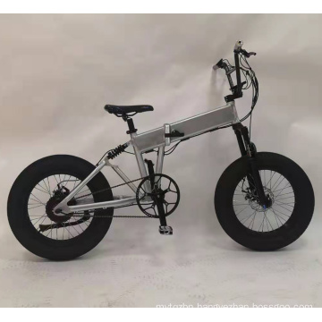 48V 10.4ah 350W/500W/750W/1000W Folding Electric Bicycle with 26"*4.0 Fat Tyre Folding Electric Bike